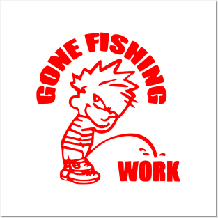 Gone Fishing Posters and Art